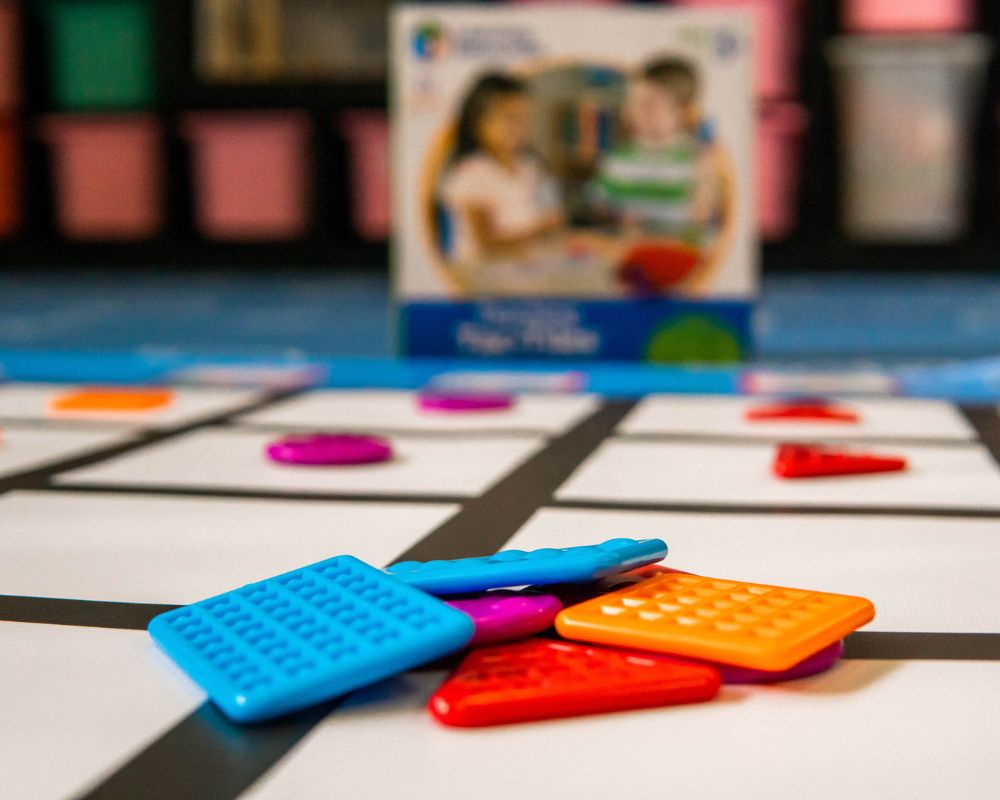 Płytki sensoryczne na macie edukacyjnej SPE KodujMata - element Zestawu sensorycznego KodujMata - rączka koduje! “Dotyk”